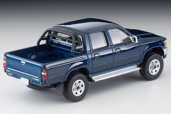 Mô hình xe Tomyca Limited Vintage TLV 1:64 Toyota Hilux 4WD Pickup Double Cab SSR (Navy) 1995 Model | LV-N255a