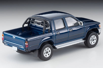 Mô hình xe Tomyca Limited Vintage TLV 1:64 Toyota Hilux 4WD Pickup Double Cab SSR (Navy) 1995 Model | LV-N255a