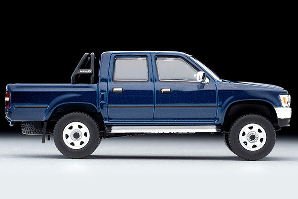 Mô hình xe Tomyca Limited Vintage TLV 1:64 Toyota Hilux 4WD Pickup Double Cab SSR (Navy) 1995 Model | LV-N255a