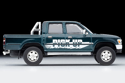 Mô hình xe Tomyca Limited Vintage TLV 1:64 Toyota Hilux 4WD Double Cab SSR-X Option equipped vehicle (green) 1995 model | LV-N255b