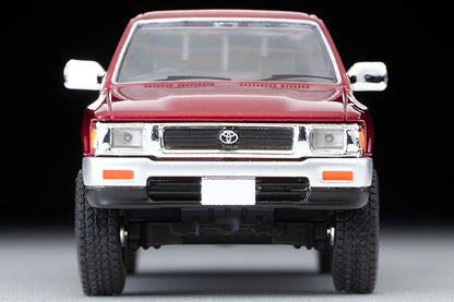 Mô hình xe Tomyca Limited Vintage TLV 1:64 Toyota Hilux 4WD Pickup Double Cab SSR (Red) 1991 Model | LV-N256a