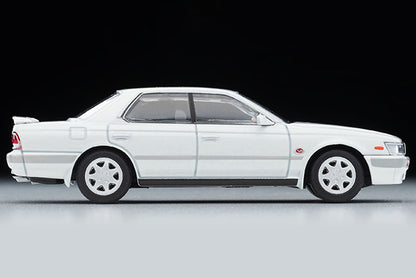 Mô hình xe Tomyca Limited Vintage TLV 1:64 Nissan Laurel 2500 Twin Cam 24V Medalist V (white) 1992 model | LV-N259a