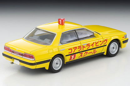 Mô hình xe Tomyca Limited Vintage TLV 1:64 Nissan Laurel driving school car (yellow) 1992 model | LV-N260a