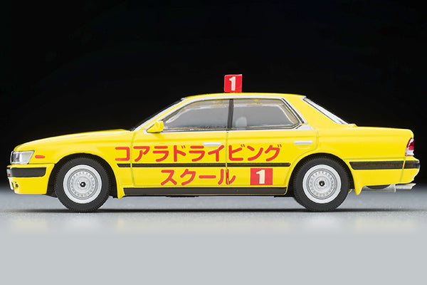 Mô hình xe Tomyca Limited Vintage TLV 1:64 Nissan Laurel driving school car (yellow) 1992 model | LV-N260a