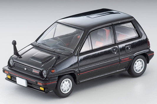 Mô hình xe Tomyca Limited Vintage TLV 1:64 Honda City Turbo 82 model (black) | LV-N261a