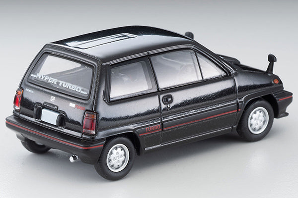 Mô hình xe Tomyca Limited Vintage TLV 1:64 Honda City Turbo 82 model (black) | LV-N261a