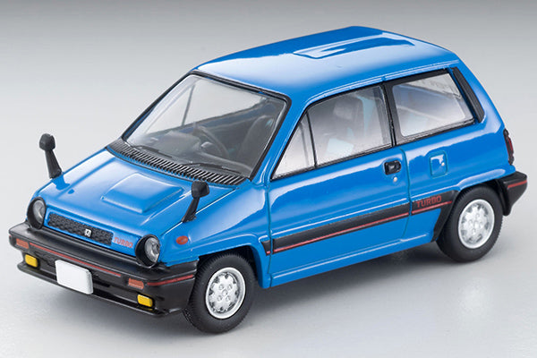 Mô hình xe Tomyca Limited Vintage TLV 1:64 Honda City Turbo 1982 model (blue) | LV-N261b