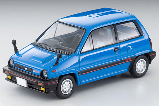 Mô hình xe Tomyca Limited Vintage TLV 1:64 Honda City Turbo 1982 model (blue) | LV-N261b