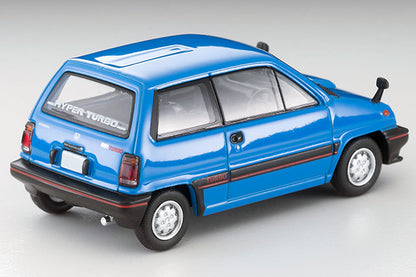 Mô hình xe Tomyca Limited Vintage TLV 1:64 Honda City Turbo 1982 model (blue) | LV-N261b