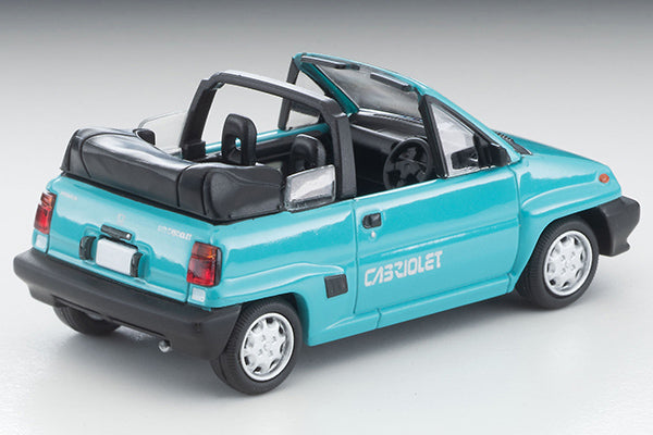 Mô hình xe Tomyca Limited Vintage TLV 1:64 Honda City Cabriolet (light blue) 1984 model | LV-N262a