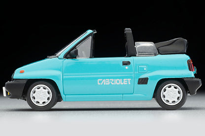 Mô hình xe Tomyca Limited Vintage TLV 1:64 Honda City Cabriolet (light blue) 1984 model | LV-N262a