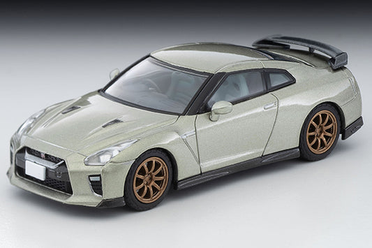 Mô hình xe Tomyca Limited Vintage TLV 1:64 NISSAN GT-R premium edition T-spec (Millennium Jade) | LV-N266a