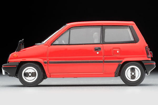 Mô hình xe Tomyca Limited Vintage TLV 1:64 Honda City R (red) with Motocompo, 1981 model | LV-N272a