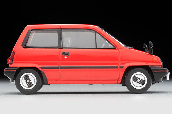 Mô hình xe Tomyca Limited Vintage TLV 1:64 Honda City R (red) with Motocompo, 1981 model | LV-N272a