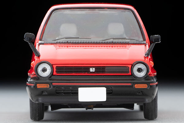 Mô hình xe Tomyca Limited Vintage TLV 1:64 Honda City R (red) with Motocompo, 1981 model | LV-N272a