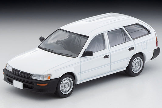 Mô hình xe Tomyca Limited Vintage TLV 1:64 Toyota Corolla Van DX (white) 2000 model | LV-N273a
