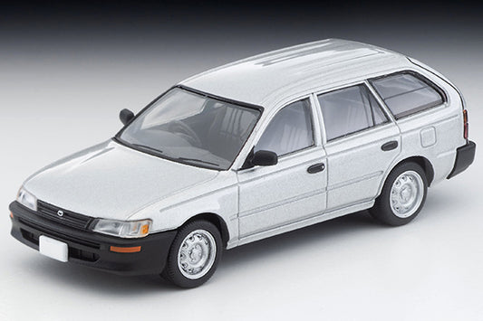 Mô hình xe Tomyca Limited Vintage TLV 1:64 Toyota Corolla Van DX (silver) 2000 model | LV-N273b