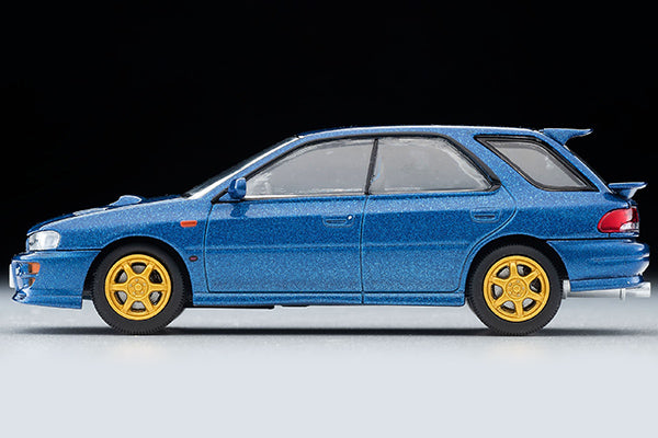 Mô hình xe Tomyca Limited Vintage TLV 1:64 Subaru Impreza Pure Sports Wagon WRX STi Ver.VI Limited (Blue) 1999 model | LV-N274a
