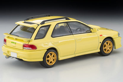 Mô hình xe Tomyca Limited Vintage TLV 1:64 Subaru Impreza Pure Sports Wagon WRX STi Ver.VI (yellow) 1999 model | LV-N274b