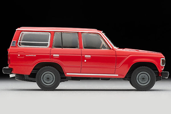 Mô hình xe Tomyca Limited Vintage TLV 1:64 Toyota Land Cruiser 60 Standard Upgrade Van (Red) | LV-N279b