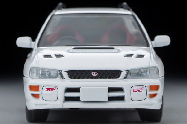 Mô hình xe Tomyca Limited Vintage TLV 1:64 Subaru Impreza Pure Sports Wagon WRX STi Version V (white) 1998 model | LV-N281a