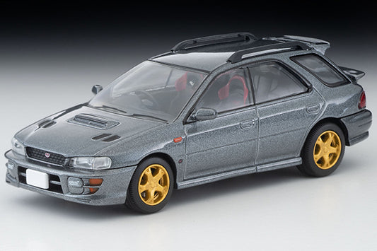 Mô hình xe Tomyca Limited Vintage TLV 1:64 Subaru Impreza Pure Sports Wagon WRX STi Version V (Gray) 1998 model | LV-N281b