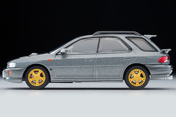 Mô hình xe Tomyca Limited Vintage TLV 1:64 Subaru Impreza Pure Sports Wagon WRX STi Version V (Gray) 1998 model | LV-N281b