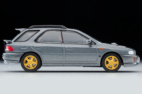 Mô hình xe Tomyca Limited Vintage TLV 1:64 Subaru Impreza Pure Sports Wagon WRX STi Version V (Gray) 1998 model | LV-N281b