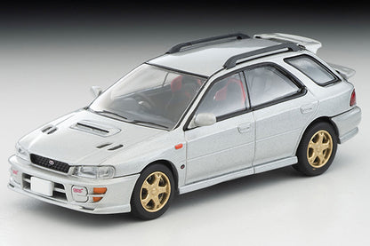 Mô hình xe Tomyca Limited Vintage TLV 1:64 Subaru Impreza Pure Sports Wagon WRX STi Ver.V (silver) 1998 model | LV-N281c