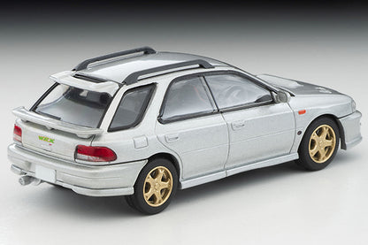 Mô hình xe Tomyca Limited Vintage TLV 1:64 Subaru Impreza Pure Sports Wagon WRX STi Ver.V (silver) 1998 model | LV-N281c