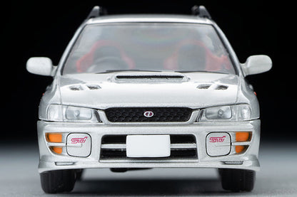 Mô hình xe Tomyca Limited Vintage TLV 1:64 Subaru Impreza Pure Sports Wagon WRX STi Ver.V (silver) 1998 model | LV-N281c