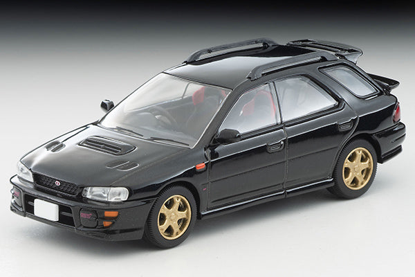 Mô hình xe Tomyca Limited Vintage TLV 1:64 Subaru Impreza Pure Sports Wagon WRX STi Ver.V (black) 1998 model | LV-N281d