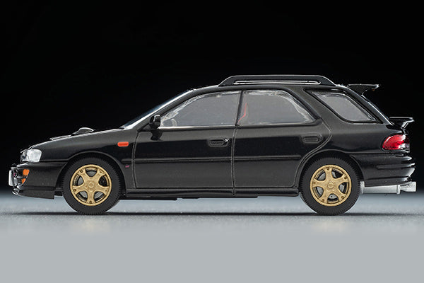 Mô hình xe Tomyca Limited Vintage TLV 1:64 Subaru Impreza Pure Sports Wagon WRX STi Ver.V (black) 1998 model | LV-N281d