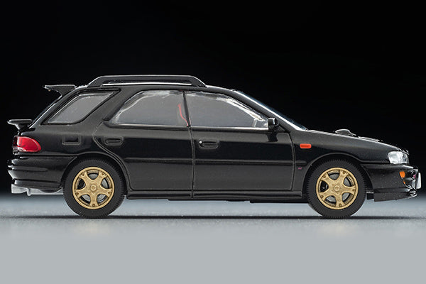 Mô hình xe Tomyca Limited Vintage TLV 1:64 Subaru Impreza Pure Sports Wagon WRX STi Ver.V (black) 1998 model | LV-N281d
