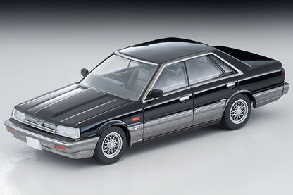 Mô hình xe Tomyca Limited Vintage TLV 1:64 Nissan Skyline 4-door HT GTS Twin Cam 24V (black/silver) 1986 model | LV-N282b