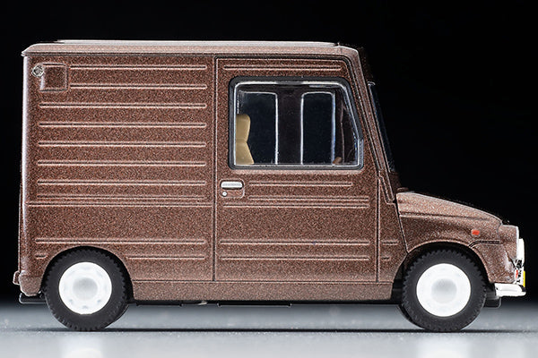Mô hình xe Tomyca Limited Vintage TLV 1:64 Daihatsu Mira Walk-Through Van Custom Specification (Brown) | LV-N283a