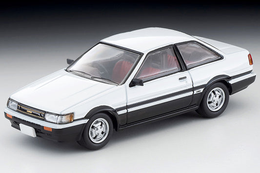 Mô hình xe Tomyca Limited Vintage TLV 1:64 Toyota Corolla Levin 2-door GT-APEX (white/black) 1984 model | LV-N284a