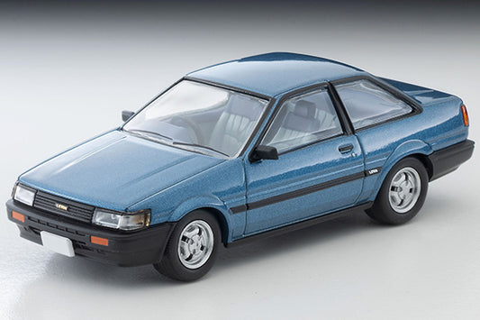 Mô hình xe Tomyca Limited Vintage TLV 1:64 Toyota Corolla Levin 2-door GT (blue) 1983 model | LV-N284d