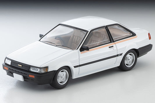 Mô hình xe Tomyca Limited Vintage TLV 1:64 Toyota Corolla Levin 2-door lime (white) 1983 model | LV-N284e
