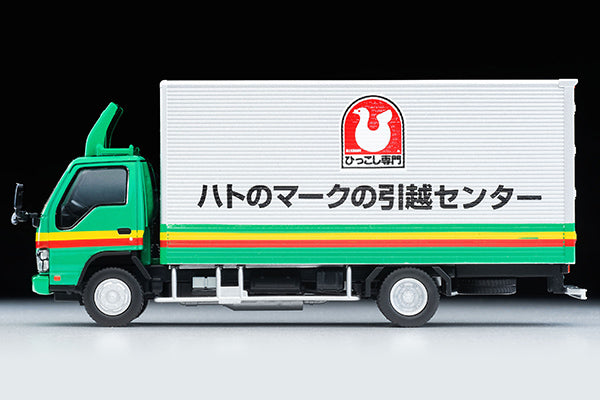 Mô hình xe Tomyca Limited Vintage TLV 1:64 Isuzu Elf Panel Van (Hato Mark Moving Center) | LV-N285a