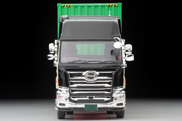 Mô hình xe Tomyca Limited Vintage TLV 1:64 Hino Profia 40ft marine container trailer (Toho Sharyo TC36H1C34) (black) | LV-N292c