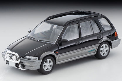 Mô hình xe Tomyca Limited Vintage TLV 1:64 Honda Civic Shuttle Beagle (black/gray) 1994 model | LV-N293a