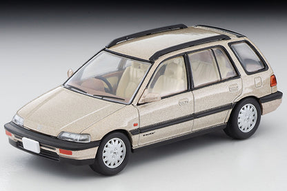 Mô hình xe Tomyca Limited Vintage TLV 1:64 Honda Civic Shuttle 56i (Beige) 1987 model | LV-N297a