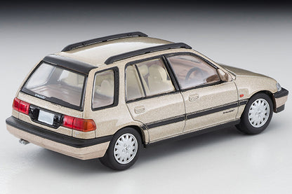 Mô hình xe Tomyca Limited Vintage TLV 1:64 Honda Civic Shuttle 56i (Beige) 1987 model | LV-N297a