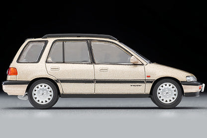 Mô hình xe Tomyca Limited Vintage TLV 1:64 Honda Civic Shuttle 56i (Beige) 1987 model | LV-N297a