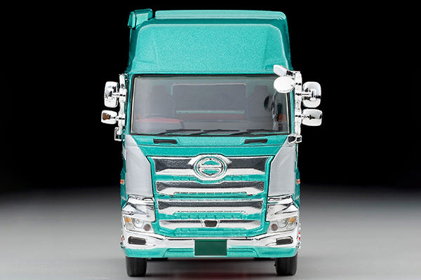 Mô hình xe Tomyca Limited Vintage TLV 1:64 Hino Profia Tractor Head (Green) | LV-N298a