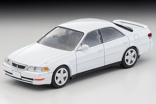 Mô hình xe Tomyca Limited Vintage TLV 1:64 Toyota Mark II 2.5 Tourer V (white) 1998 model | LV-N299a