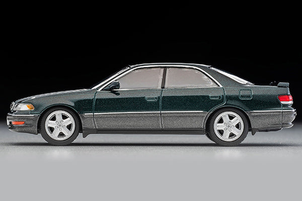 Mô hình xe Tomyca Limited Vintage TLV 1:64 Toyota Mark II 2.5 Tourer V (dark green/gray) 1998 model | LV-N299b