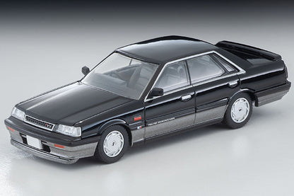 Mô hình xe Tomyca Limited Vintage TLV 1:64 Nissan Skyline 4-door HT GTS Twin Cam 24V (black/silver) | LV-N301b