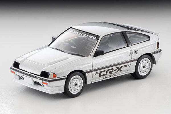 Mô hình xe Tomyca Limited Vintage TLV 1:64 Honda Ballade Sports CR-X MUGEN CR-X PRO (silver) late model | LV-N303a